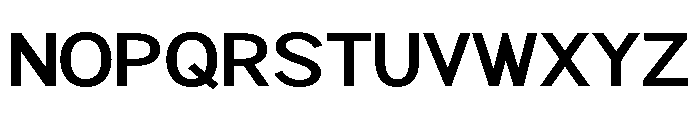 Rathing SemiBold SemiExpanded Font UPPERCASE