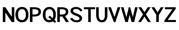 Rathing SemiBold Font UPPERCASE