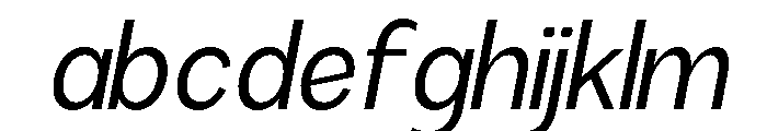 Rathing SemiCondensed Italic FONT