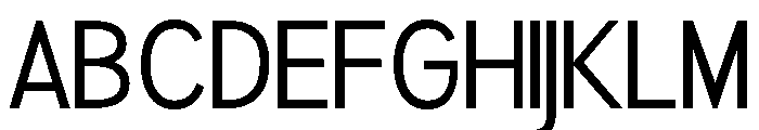 Rathing SemiCondensed Font UPPERCASE