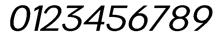 Rathing SemiExpanded Italic Font OTHER CHARS