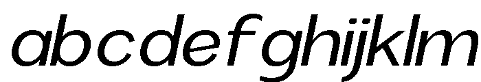 Rathing SemiExpanded Italic FONT