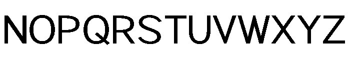 Rathing SemiExpanded Font UPPERCASE