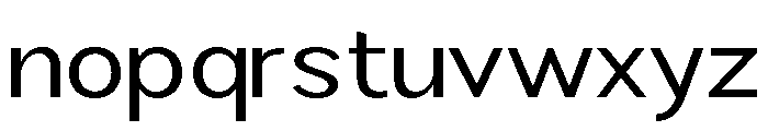 Rathing SemiExpanded Font LOWERCASE