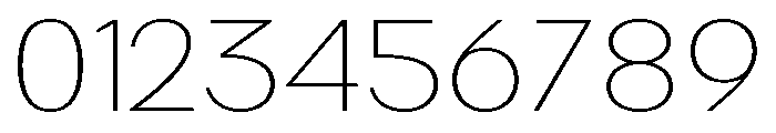 Rathing Thin Expanded Font OTHER CHARS