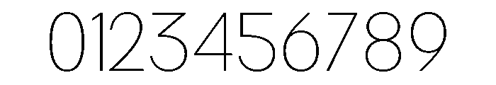 Rathing Thin Font OTHER CHARS