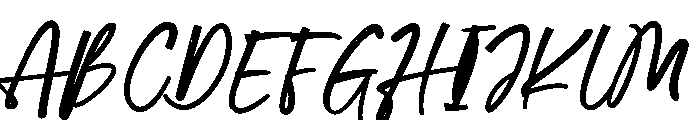 Rathney Font UPPERCASE