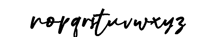 Rathney Font LOWERCASE