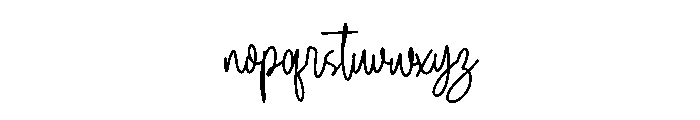 Ratoogell Font LOWERCASE