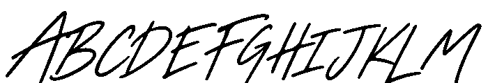 Ratsing Font UPPERCASE