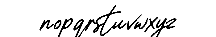Ratsing Font LOWERCASE