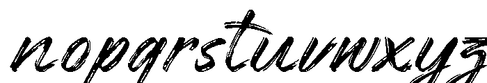 Rattin-Regular Font LOWERCASE