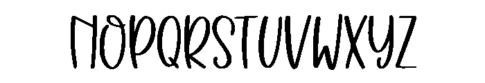 Raudoh Font LOWERCASE