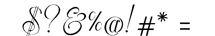 Raufendry Font OTHER CHARS
