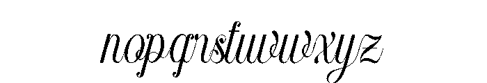 Raufendry Font LOWERCASE