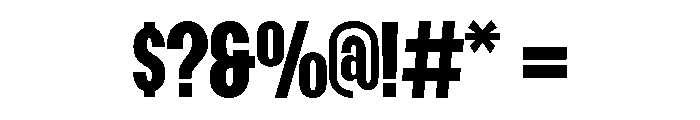 Raurus Bold Font OTHER CHARS