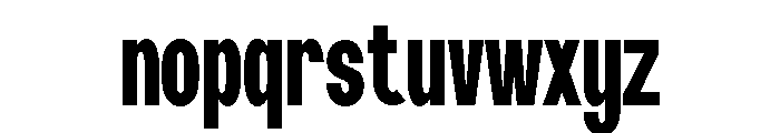Raurus Bold Font LOWERCASE