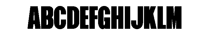 Raurus Extra Bold Font UPPERCASE