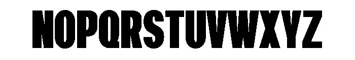 Raurus Extra Bold Font UPPERCASE