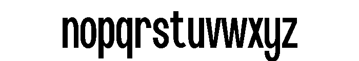 Raurus Regular Font LOWERCASE