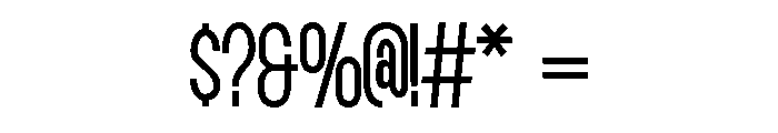 Raurus Thin Font OTHER CHARS