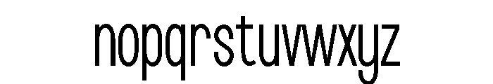 Raurus Thin Font LOWERCASE
