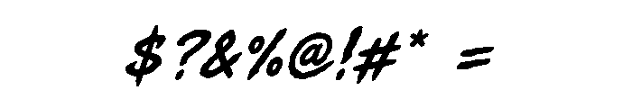 Ravage Strike Font OTHER CHARS