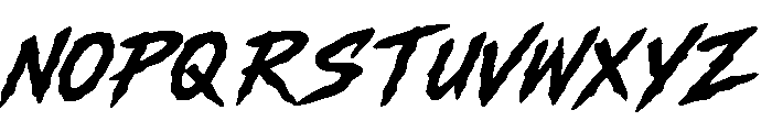 Ravage Strike Font UPPERCASE