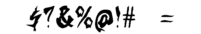 Ravage Font OTHER CHARS