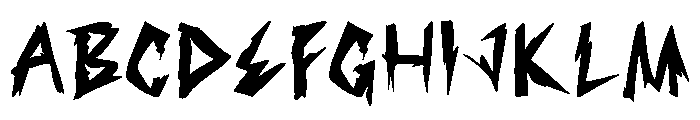 Ravage Font UPPERCASE