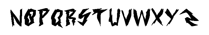 Ravage Font LOWERCASE