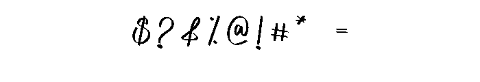 Ravelette Font OTHER CHARS