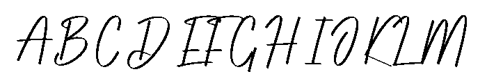 Ravelette Font UPPERCASE