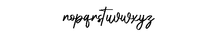 Ravelette Font LOWERCASE