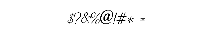Ravelia Font OTHER CHARS