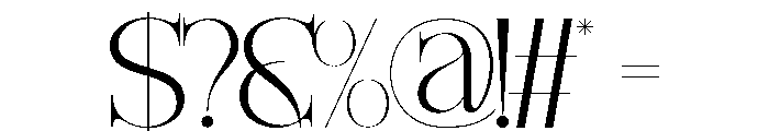Ravelyn-Regular Font OTHER CHARS