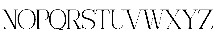 Ravelyn-Regular Font UPPERCASE