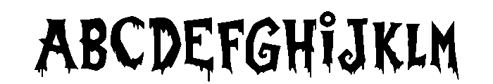 Raven_Hex Font UPPERCASE