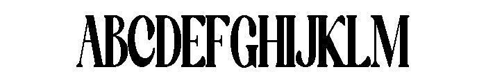 Ravena-Regular Font UPPERCASE