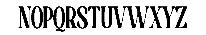 Ravena-Regular Font UPPERCASE