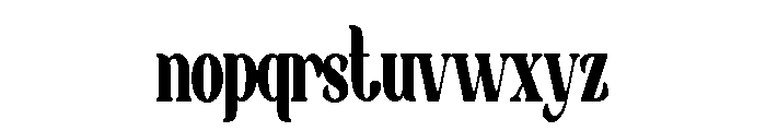 Ravena-Regular Font LOWERCASE