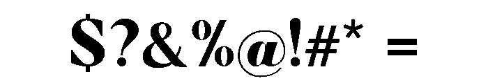 Ravena Font OTHER CHARS