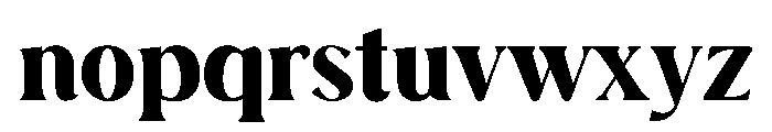 Ravena Font LOWERCASE