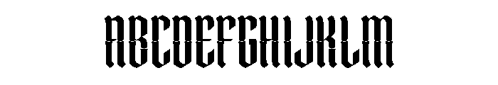 Ravencrest Font UPPERCASE