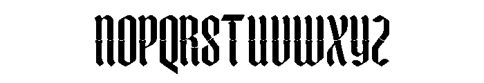 Ravencrest Font UPPERCASE