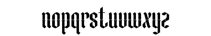 Ravencrest Font LOWERCASE
