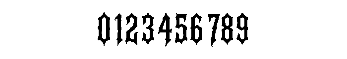 Ravenfang Gothic Font OTHER CHARS