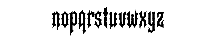 Ravenfang Gothic Font LOWERCASE