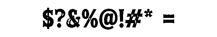 Ravengrave Font OTHER CHARS