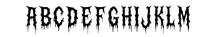 Ravenholt Font UPPERCASE